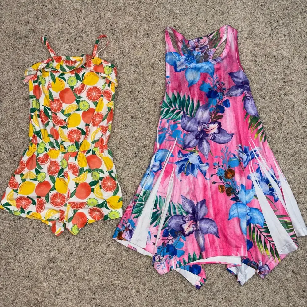 Girls Summer Clothes Tops, Tanks, Shorts, Sets - Size 4/5-5 - 21 Piece Lot